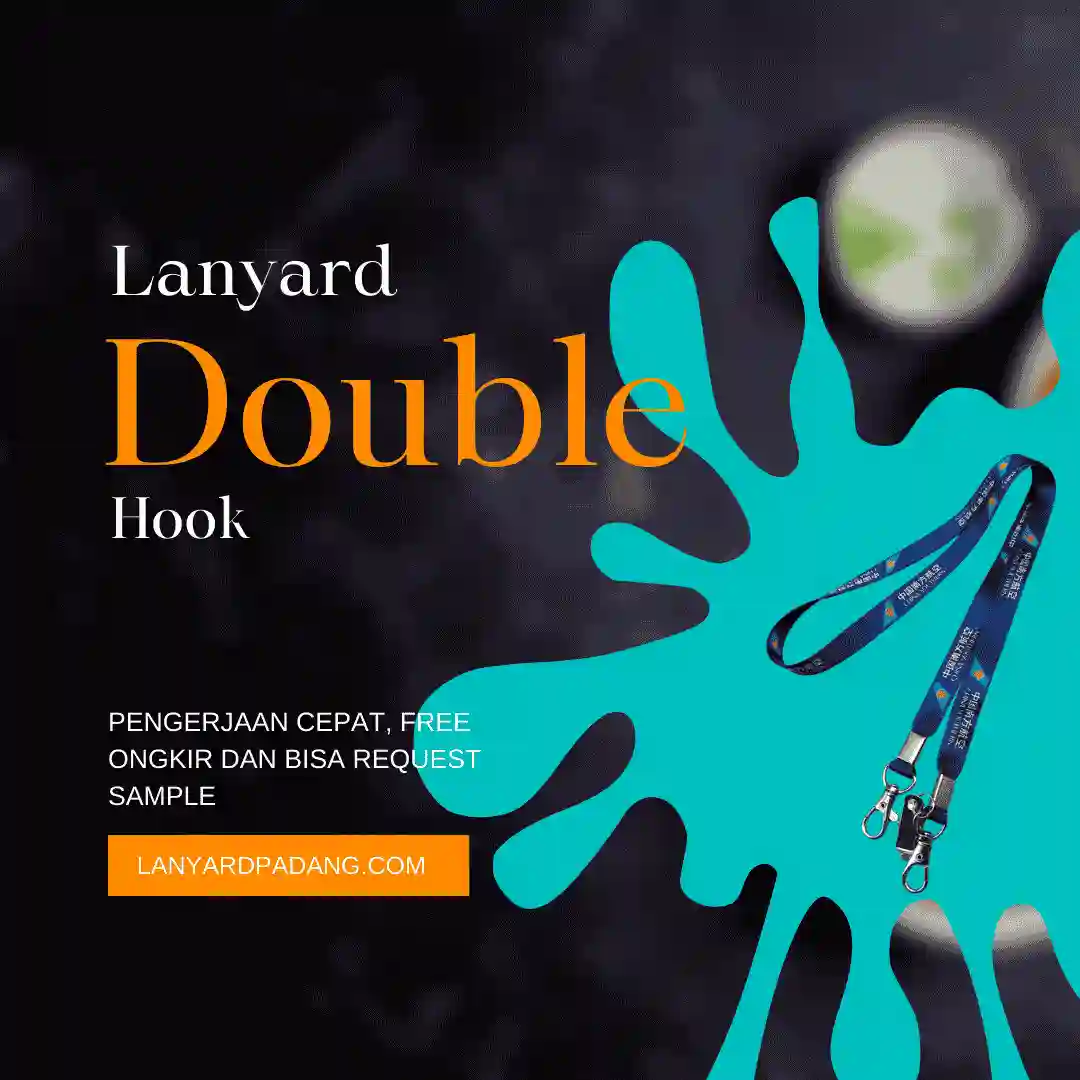 Tali lanyard double hook Padang