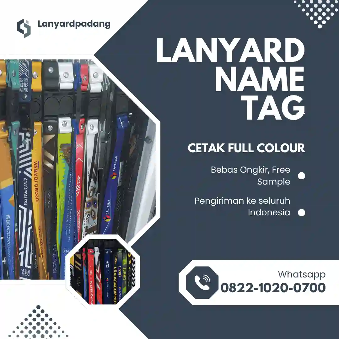 Lanyard name tag Padang